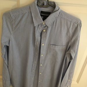 J crew oxford striped shirt